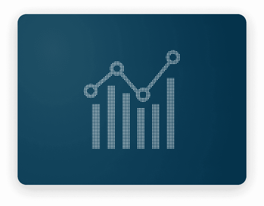 Bar chart with line graph on top